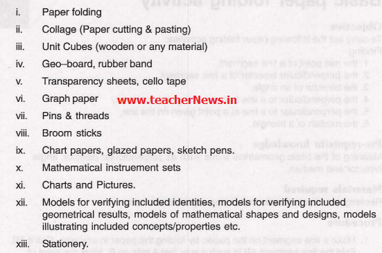 High School Mathematics Laboratory Maintenance Guidelines - Material and Methods
