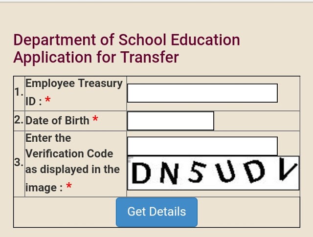 Transfers Apply Online application form @ CSE Teachers Corner, Transfers Web Option Entry Guidelines