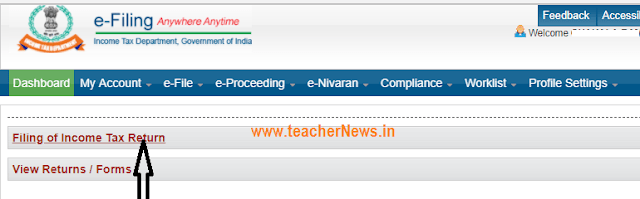 Income Tax e Filing Process Step 2 in Telugu for Salary Employee Persons 