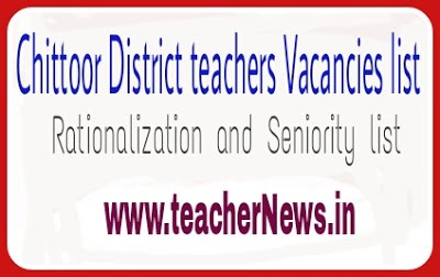 DEO Chittoor District Transfers SGT/ SA/ LP/ PET/ HM Promotion Seniority List, Vacancies 2023