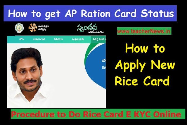 How to get AP Ration Card Status | How to Apply New Rice Card Updates