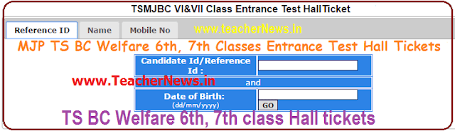MJPTBCWREIS RJC RDC Hall tickets/ Results 2020 TS BC MJP Inter Degree Result Selection list
