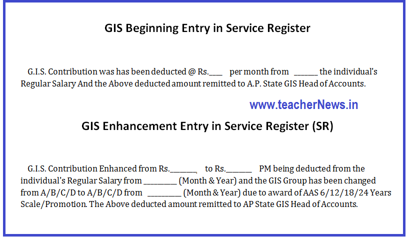 How to GIS SR Entry - Group Insurance Scheme Subscription entry in Service Register