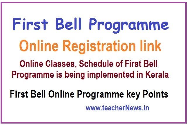First Bell Programme Online Registration link - APHRDI Sharing Session Schedule July 24th 2020