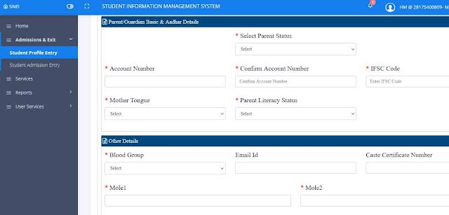 How to Enter New Admissions In Student Info Site-2