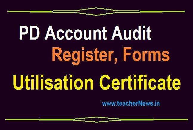 PD Account Audit Register, Forms in AP Schools 2021-2022 | Maintained Registers download in pdf