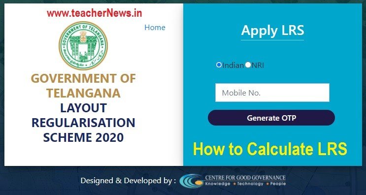Telangana LRS Calculator 2025 - TG LRS Fee Calculator Revised GO and Amendment Order Online