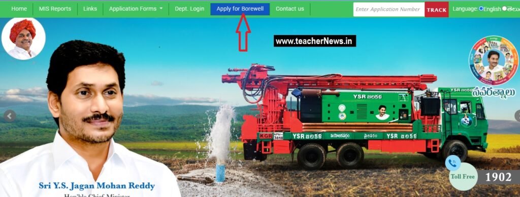 YSR jalakala Free Borewell Scheme Apply Online Process - Eligibility and Benefits Start on 28th Sep