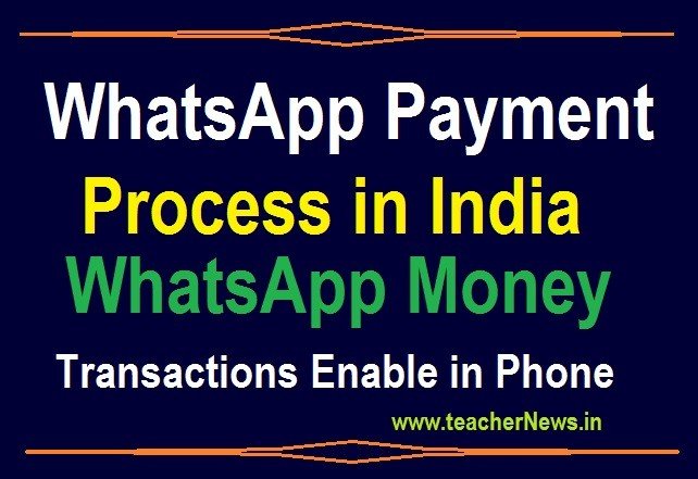 WhatsApp Payment Process - WhatsApp Money Transactions Enable in Phone