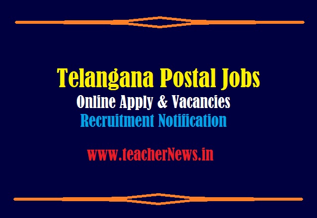 Telangana Postal Jobs Online Apply 2021 GDS Notification for 1150 Vacancies