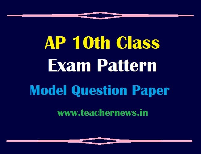 AP 10th Exam Pattern 2021 SSC Public Exam Blue Print June 2021