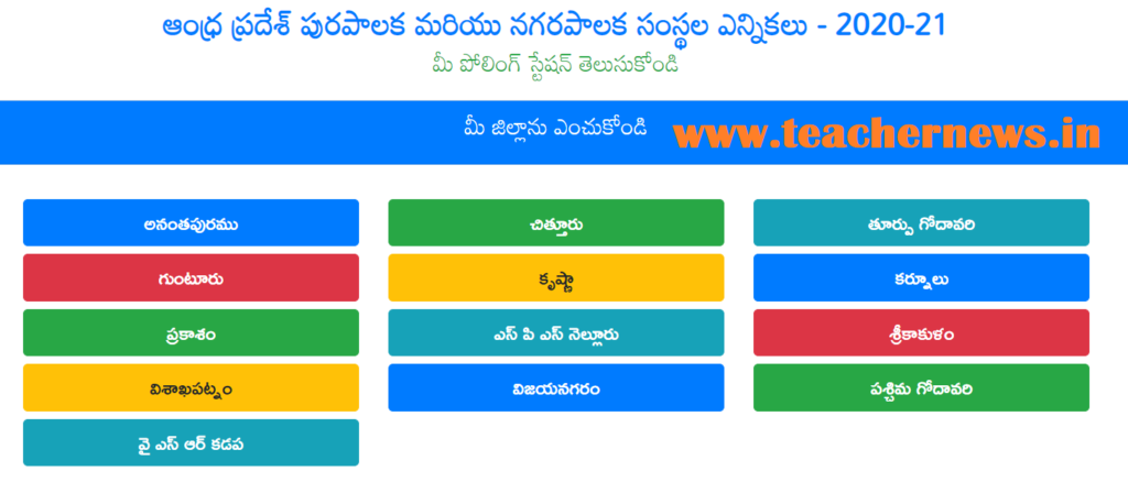 Municipal Election Voter list 2021 - How to find Your Polling Station