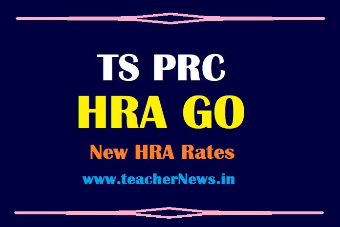 HRA GO Telangana PRC 2021 (Slab Rates) TS House Rent Allowance Change - GO 53 Pdf
