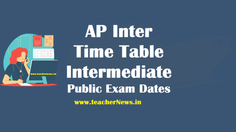 AP Inter Time Table 1st & 2nd Year Schedule 2026 – BIEAP Inter Revised Dates Download