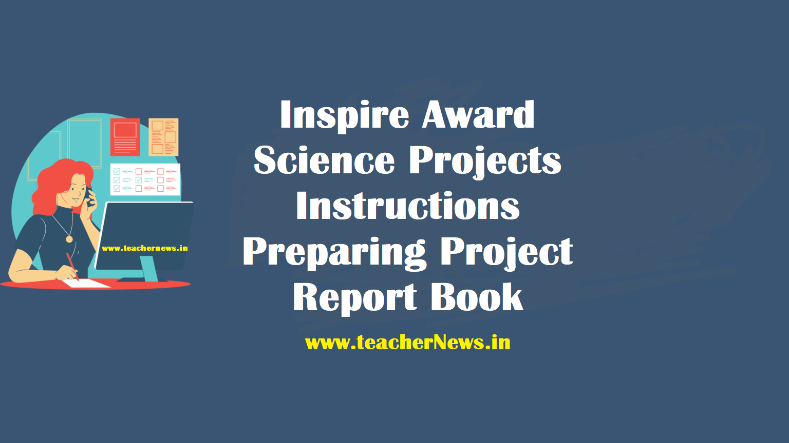 Inspire Award Science Projects - Instructions for Preparing Project Report Book