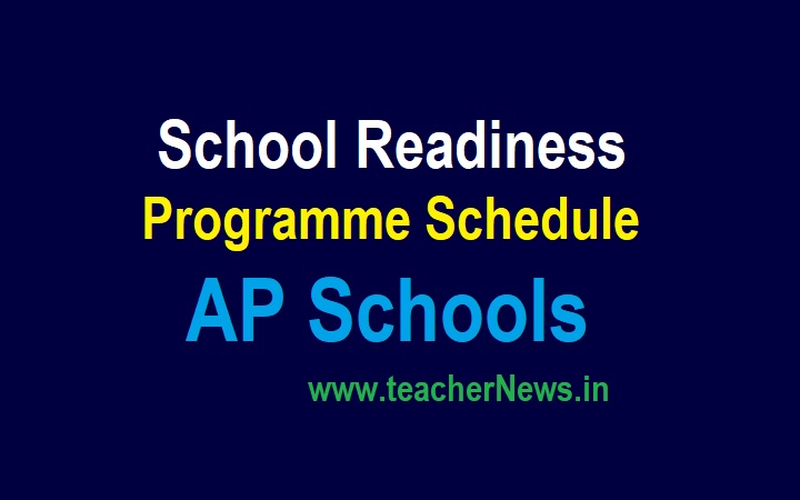 AP School Readiness Programme Schedule from 1st Sep to 8th Oct 2021 - 6 Weeks (42 Days)