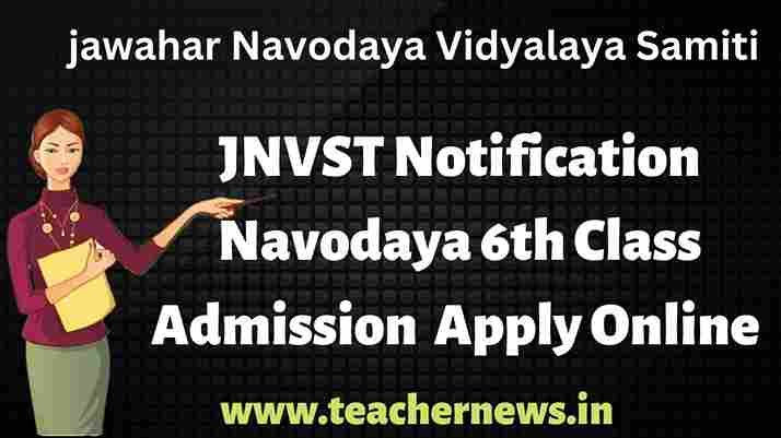 JNVST Notification Download 2023