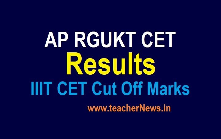 AP IIIT Result 2023 (Released) AP RGUKT CET IIIT Official Cut off Marks 2023-24