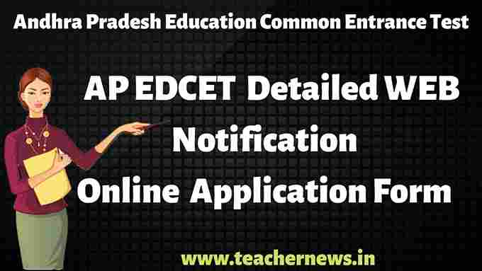 AP EdCET 2024 Notification & AP EdCET Online Apply last date, Syllabus, Exam Pattern