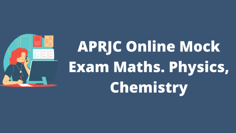 APRJC Online Test for MPC