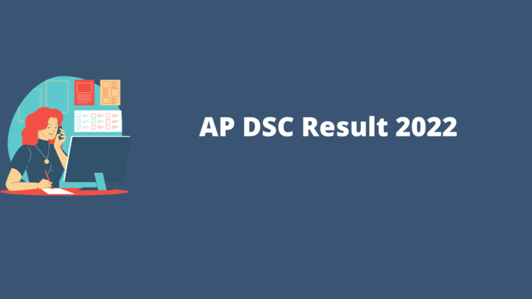 AP DSC Result