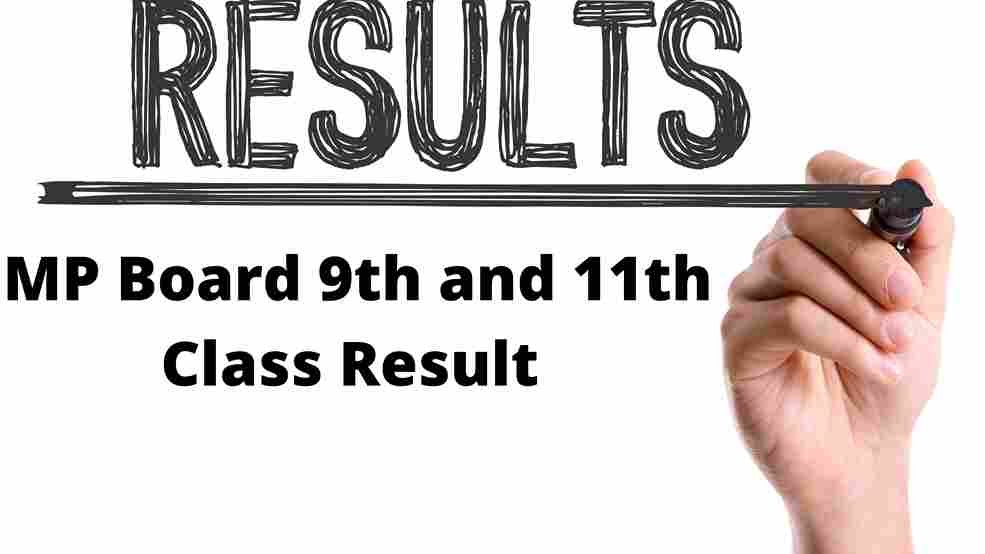 MP Board 9th and 11th Class Result