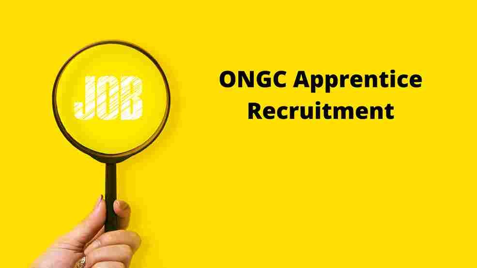 ONGC Apprentice Recruitment