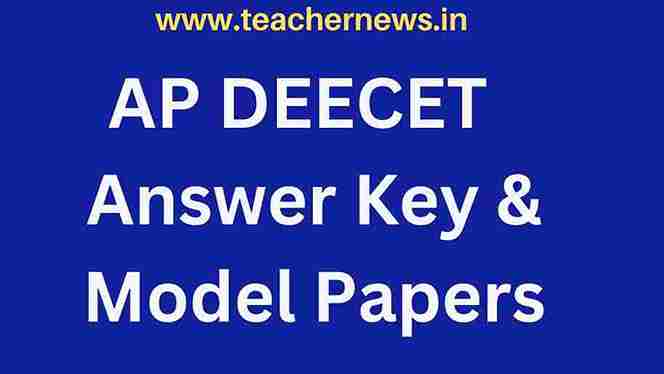 AP DEECET 2026 Answer Key & Model Papers