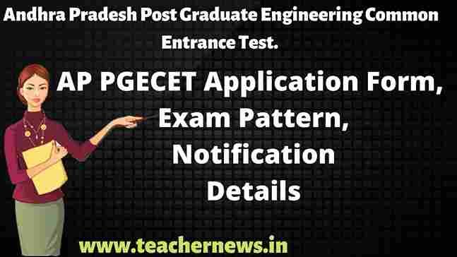 AP PGECET Application Form 2023