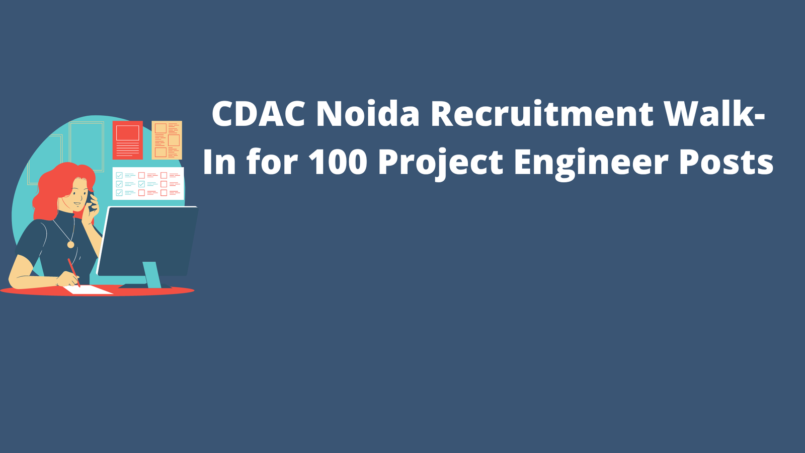 CDAC Noida Recruitment