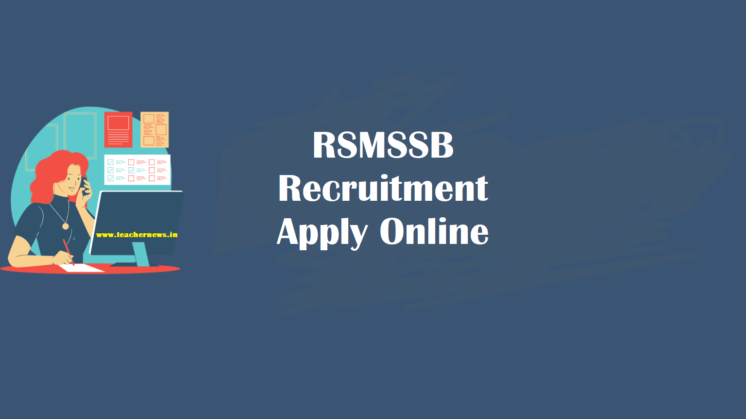 RSMSSB Recruitment Apply Online for Junior Engineer Posts
