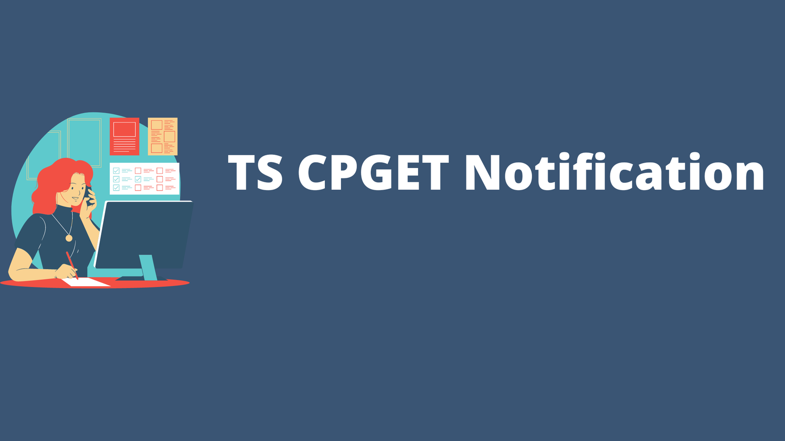 TS CPGET Notification - Apply for TS Common PG Entrance Test