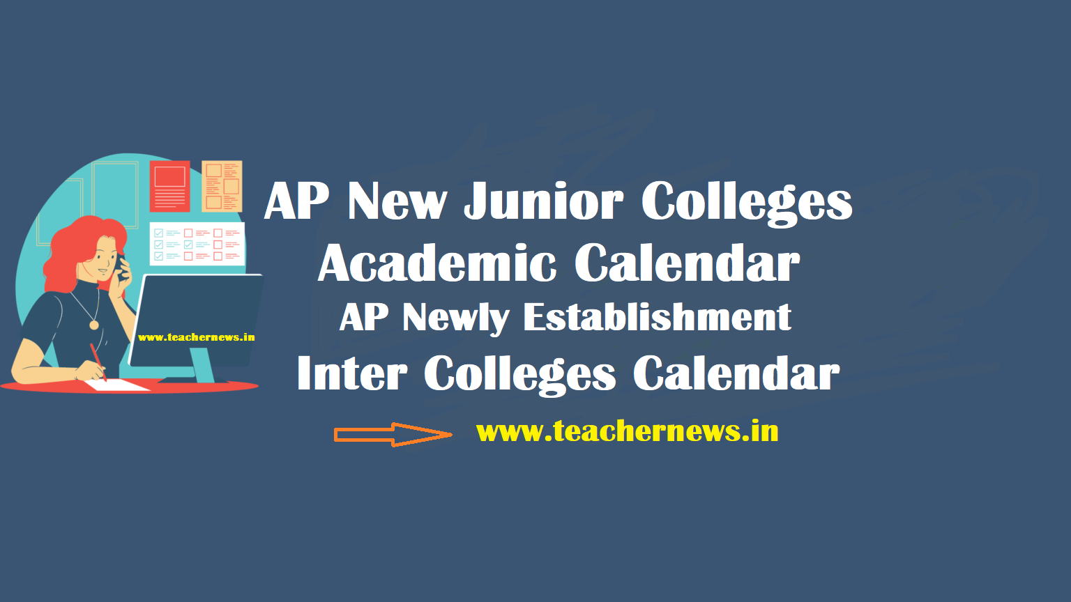 AP New Junior Colleges Academic Calendar 2022-23 AP Newly Establishment Inter Colleges Calendar
