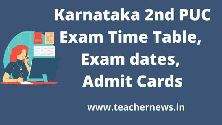 Karnataka 2nd PUC Exam Time Table 2026 – Complete Official Schedule Guide