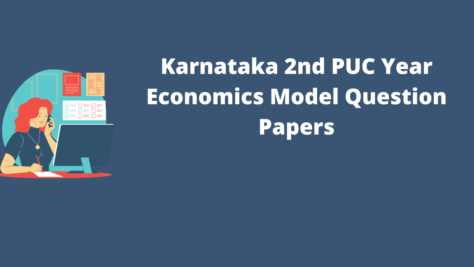 Karnataka 2nd PUC Year Economics Model Question Papers