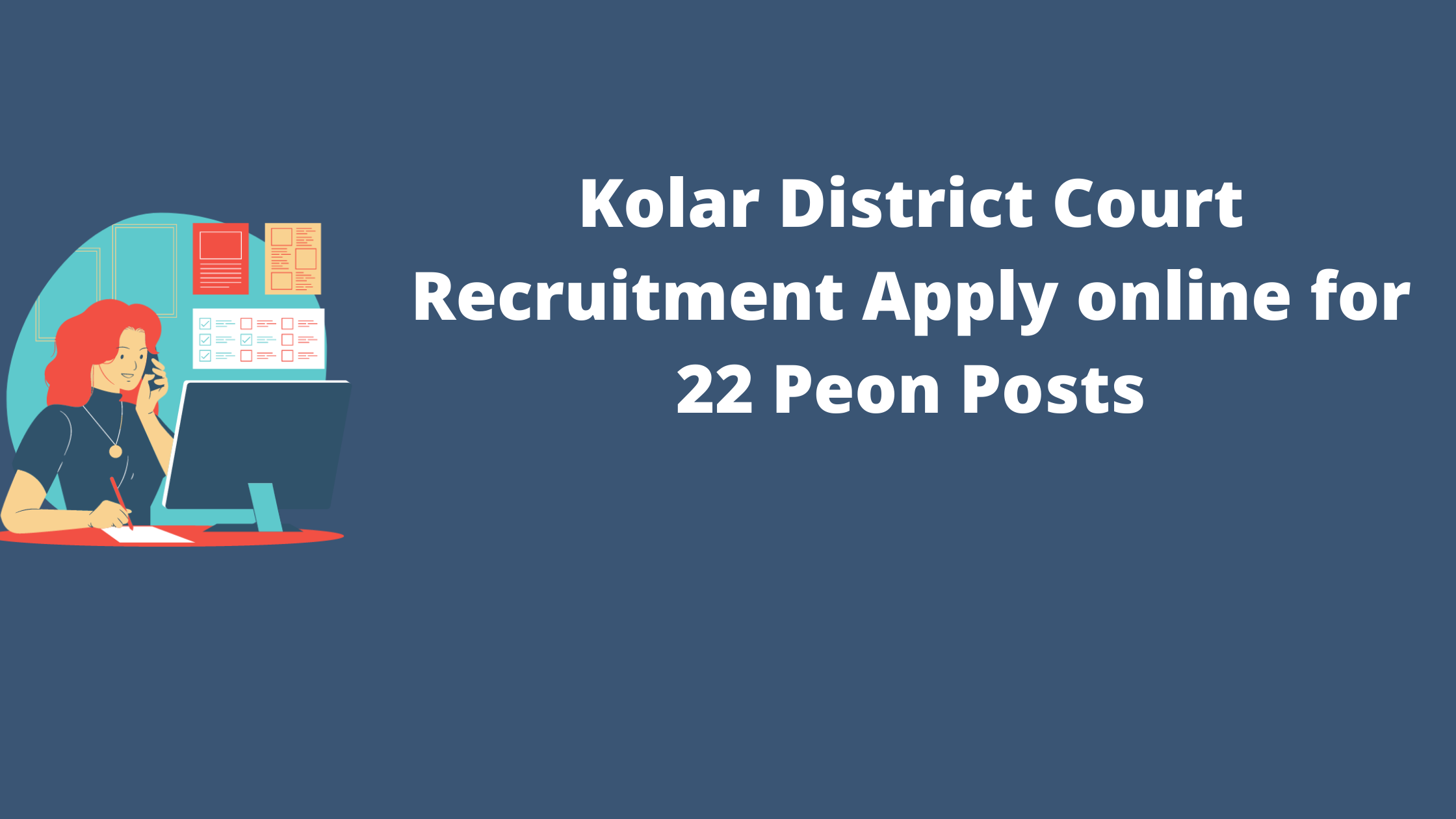 Kolar District Court Recruitment