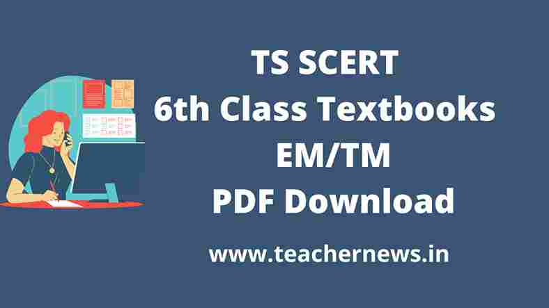 SCERT Telangana Textbooks for Class 6th PDF download