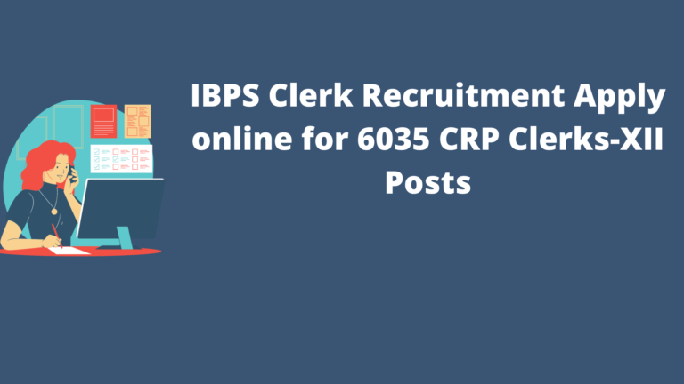 IBPS Clerk Recruitment