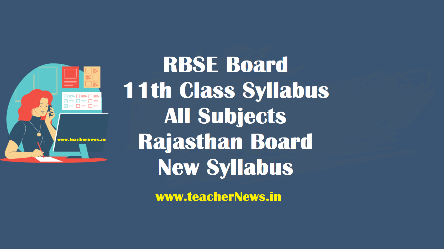 RBSE Board 11th Class Syllabus for All Subjects Check Rajasthan Board Class 11 Syllabus (NEW).