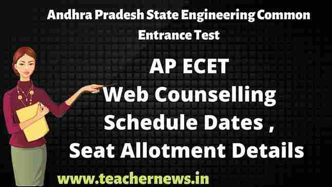 AP ECET Web Counselling Schedule Process 2023 for Certificate Verification Dates Links Available Here