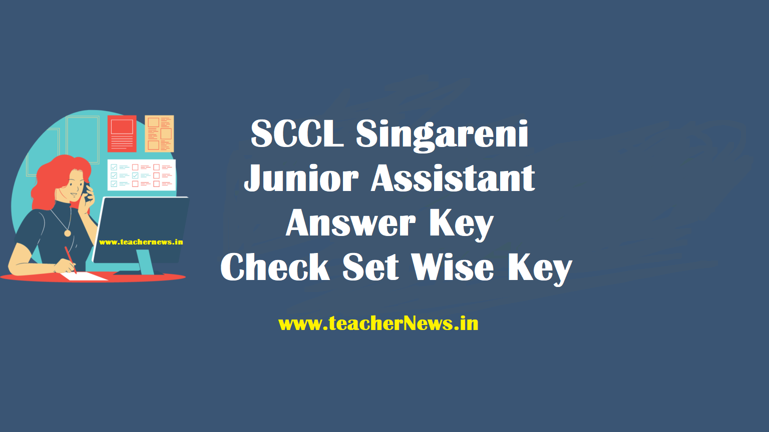 SCCL Singareni Junior Assistant Answer Key 4th Sep 2022 Check Set Wise Solved Question Paper