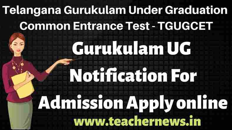 TGUGCET Notification 2023 Telangana Gurukulam UG Common Entrance Test Notification 2023 Application Form, Exam Dates, Eligibility, Exam Pattern, Syllabus