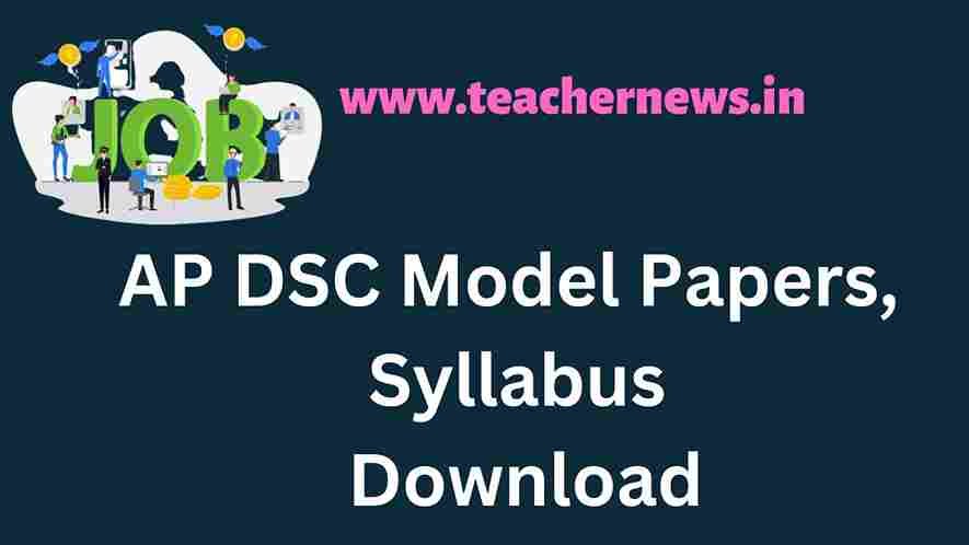 AP DSC Model Papers, Syllabus