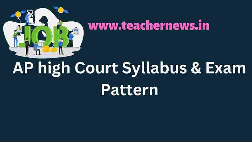 AP high Court Syllabus