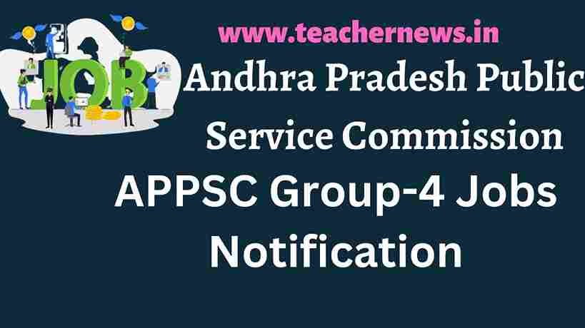 APPSC Group 4 Notification 2022-2023