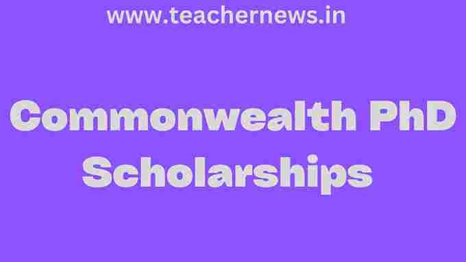 Commonwealth PhD Scholarships