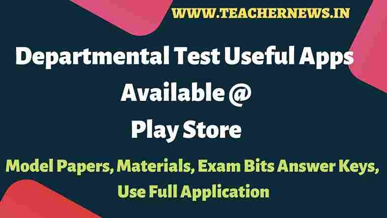 Departmental Test Useful Apps