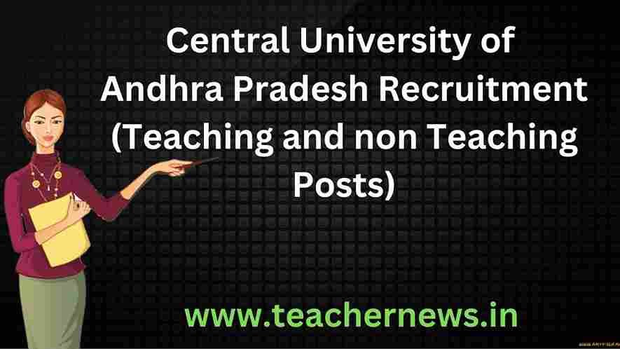 Central University of Andhra Pradesh Recruitment