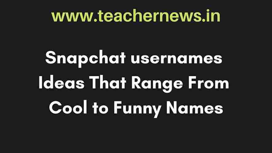 Snapchat usernames
