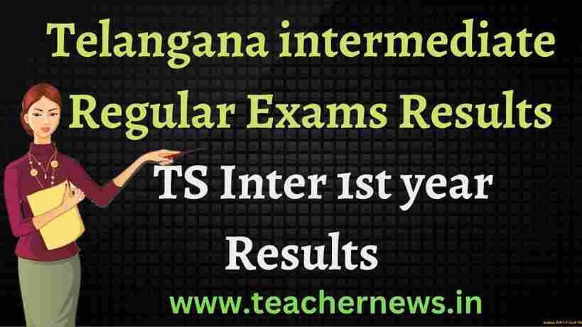 Telangana intermediate 1st Year Regular exams